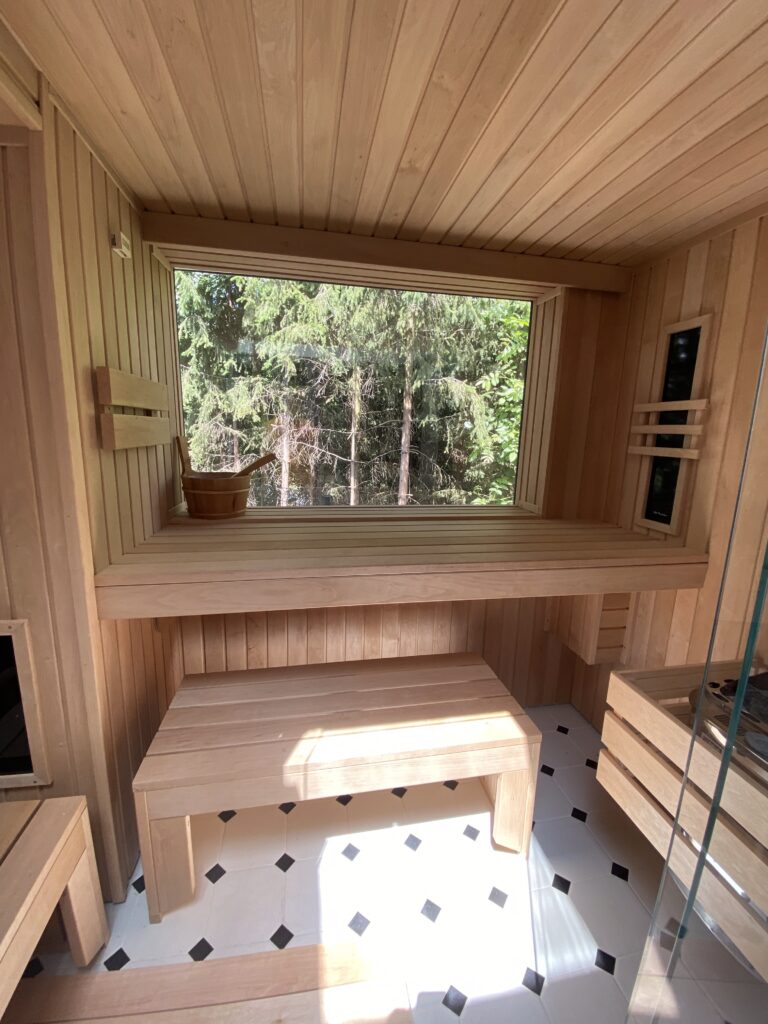 Sauna na wymiar Legionowo – realizacja Santech Design